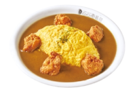 歐姆蛋炸雞塊咖哩飯